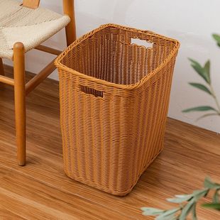 仿藤编脏衣篮大号洗衣篓酒店民宿浴巾换洗衣服收纳篮玩具收纳筐