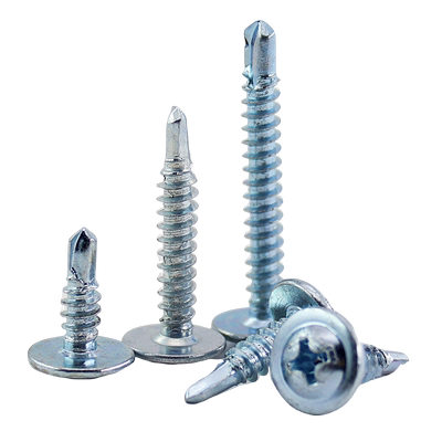 国标镀锌十字大扁头钻尾自攻