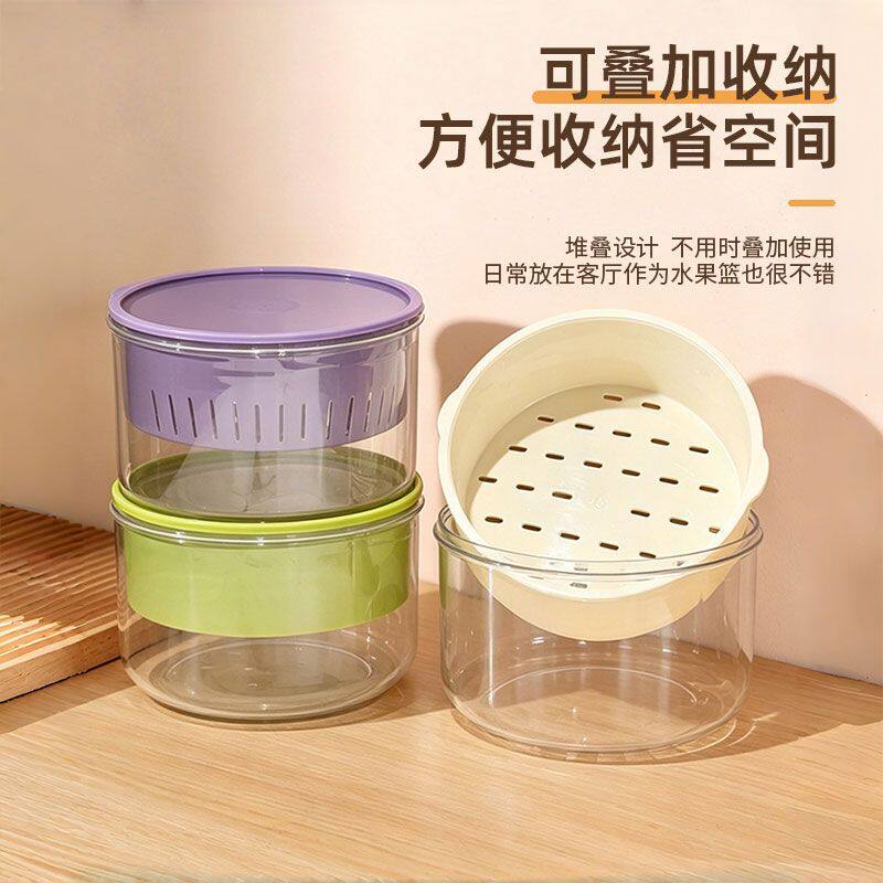 家居实用日常生活厨房用品用具小百货小东西双层沥水洗菜盆