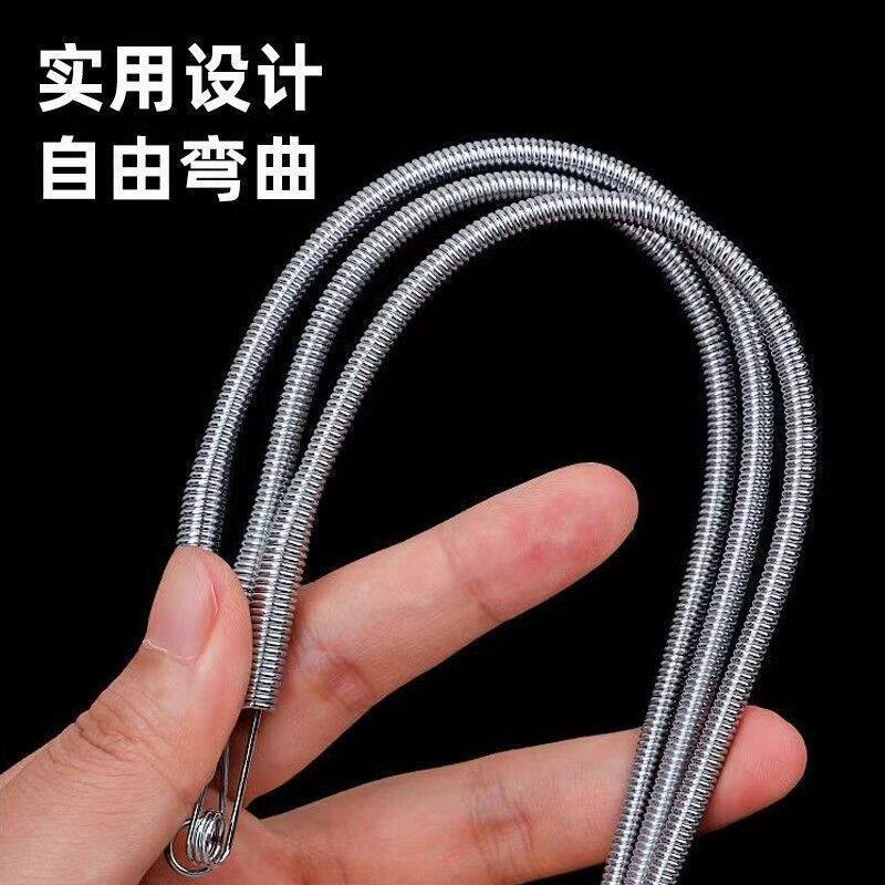 新款松紧穿绳辅助器多功能弹簧穿眼器可弯折皮筋穿线工具