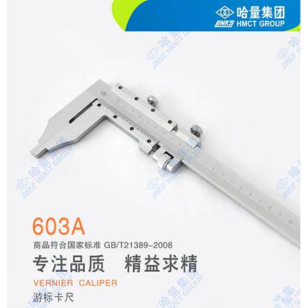 正品哈尔滨哈量游标卡尺0-500 0-600 0-1000 一米卡尺LINKS