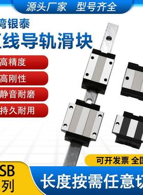 PMI银泰直线导轨滑块MSB15 20 25 30 35 40 55 65L/LESSF  S/ESSF