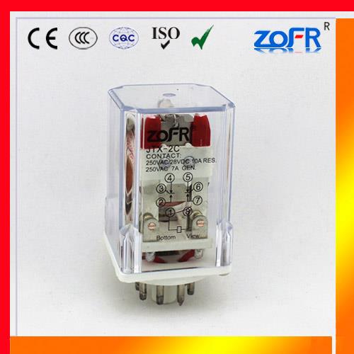 厂家直销通用小型电磁继电器JTX-2C AC220V DC24V  AC110V AC36V