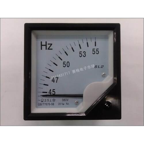 6L2-50HZ   220V 交流电压频率表 指针式交流电流电压表 380V