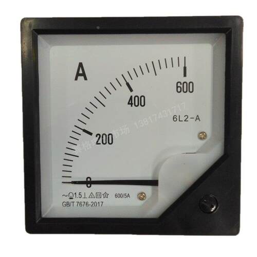 6L2 30/5交流50A100A 500A300/5 400/5 2.5KA 600/5 2KA/5A电流表