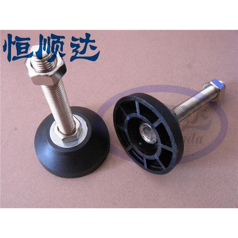 定向尼龙固定脚杯M16M12调节脚蹄脚M10支撑脚M20M18地脚螺丝