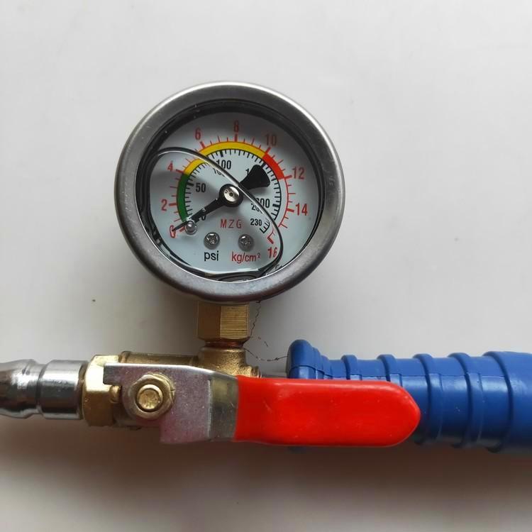 轮胎充气杆 手摇气压表高压快速补气装置 加气杆 充气咀 货车汽车