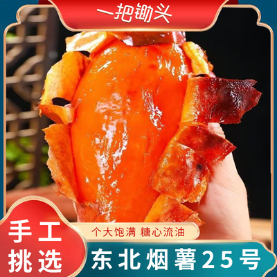 烟薯25号正宗东北番薯沙地蜜薯糖心烤红薯地瓜农科院自种软糯新鲜