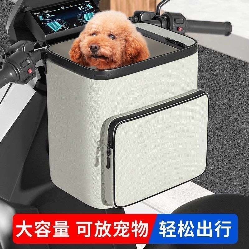 可折叠透气大容量猫狗外出便携电动车车载宠物手提猫咪出行包