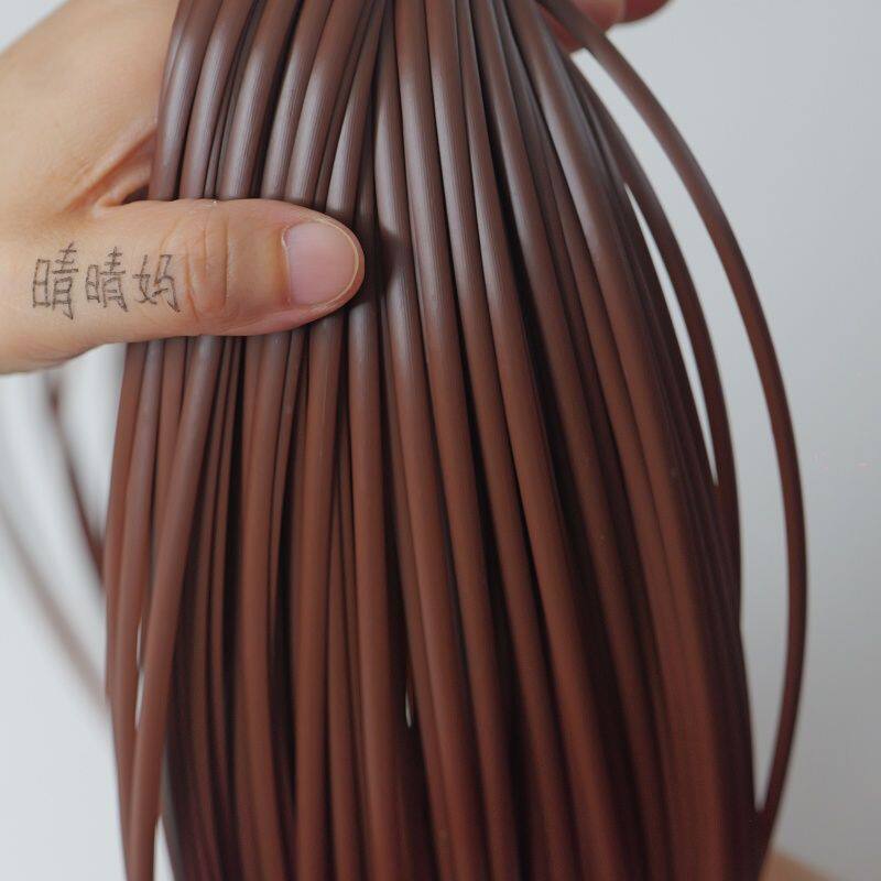 晴晴妈家5毫米藤条拍4送1编织扁藤条包包手工DIY编篮收纳盒新款藤