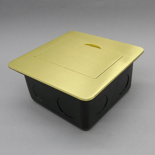 三口六类网络模块地面插座单开门铜电脑H网络信息RJ45地插送底盒