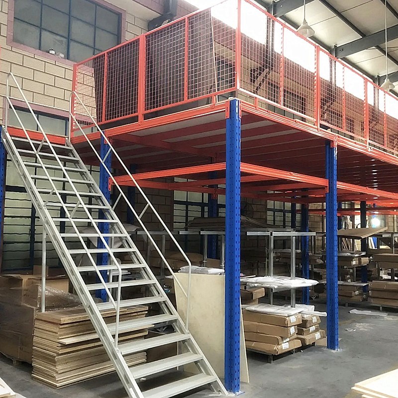 仓库阁楼平台货架办公室t二t层夹层仓库可拆装式钢结构组合重型货