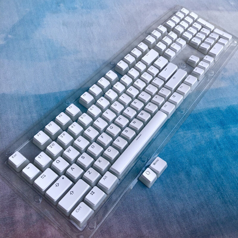 corsair键帽 适用海盗船pbt 布丁双皮奶透光键帽 k68 k70 k95黑