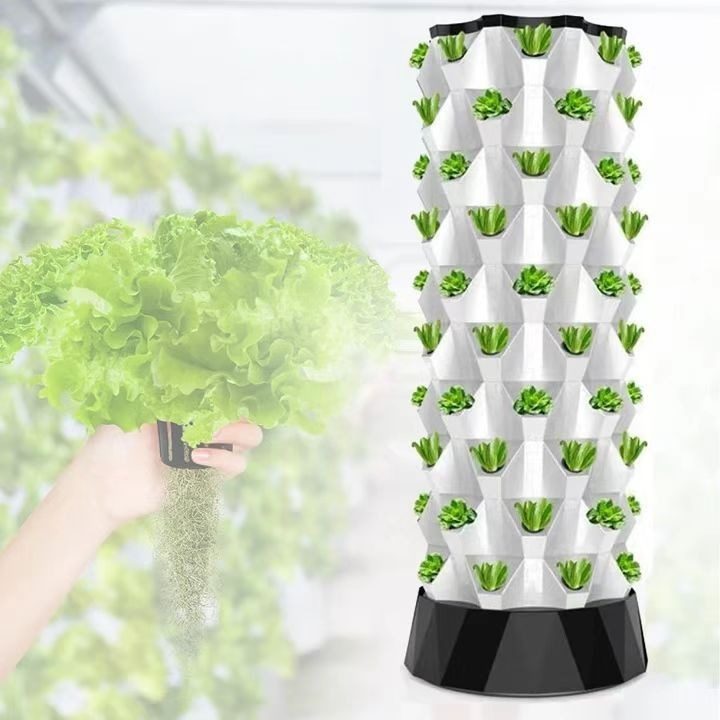 水雾机器立柱水培菠萝塔家庭智能多层蔬菜水耕种植种菜无土栽培