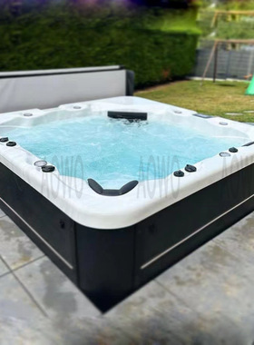 5人亚克力户外按摩冲浪浴缸水疗spa浴缸别墅游游花园jacuzzi浴缸