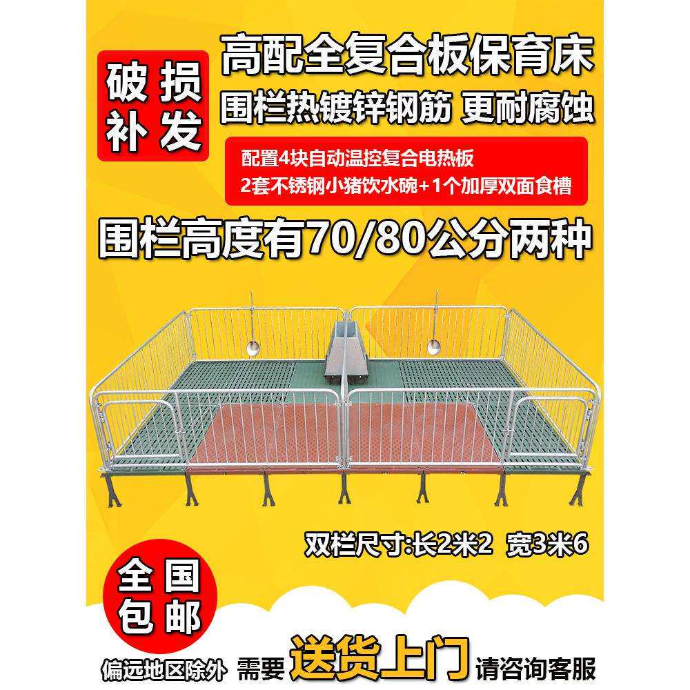 小猪保育床保育栏仔猪用复合板可加配电热板保育床母猪产床定位栏