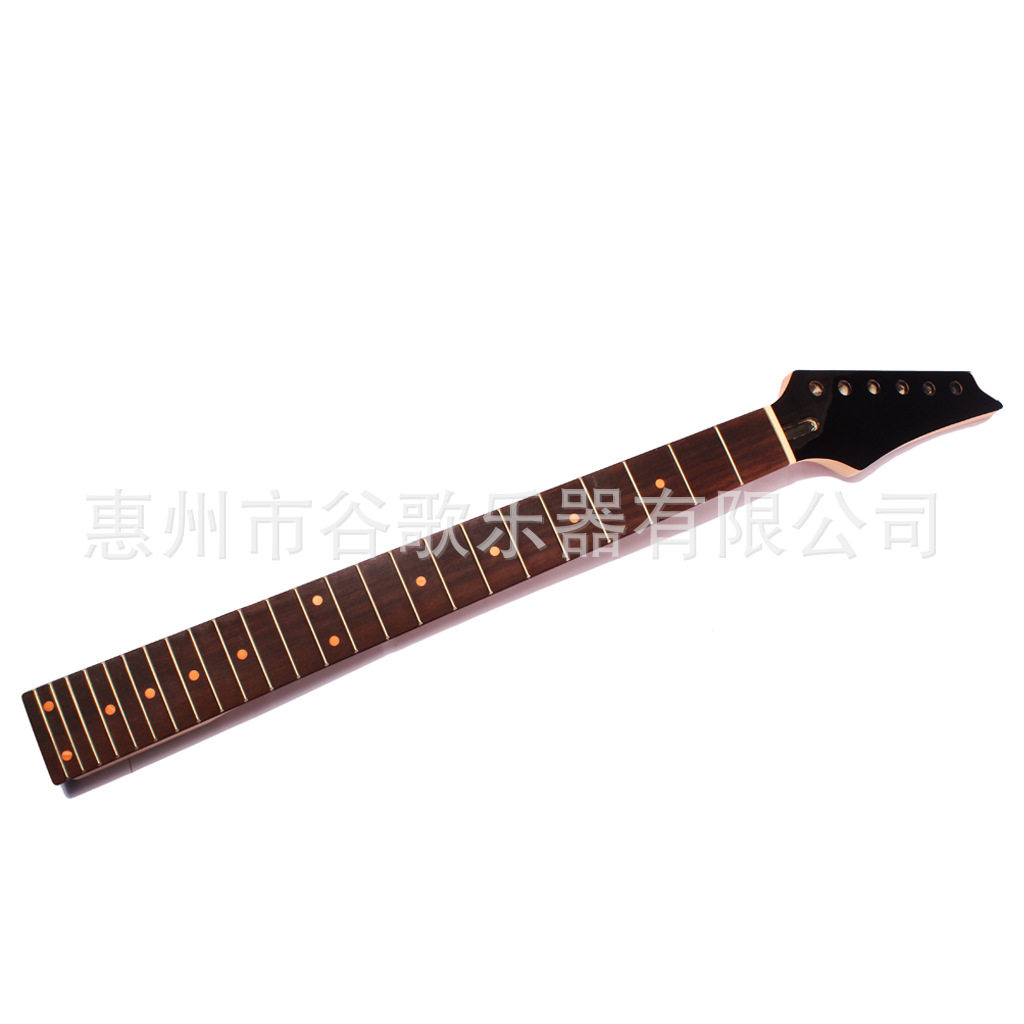 电吉他琴柄 24品红色音点 黑/蓝/红头柄电吉他配件