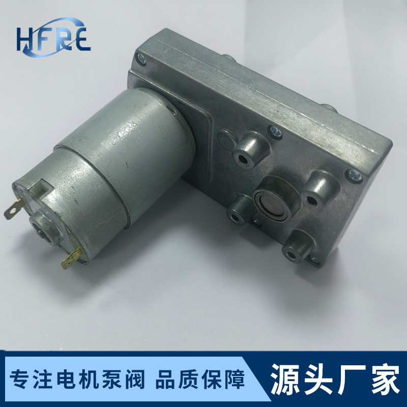 吊机微型减速电机门锁电机6095蜗杆电机大扭力直流减速马达
