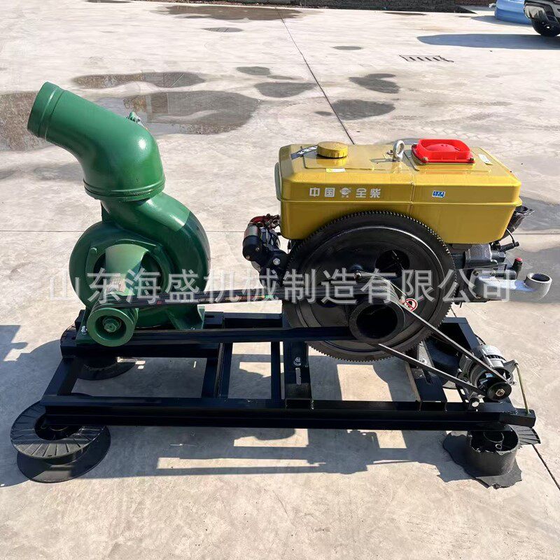 柴油农用抽水泵拖车是6寸离心泵大泵体580立方流量灌溉泵