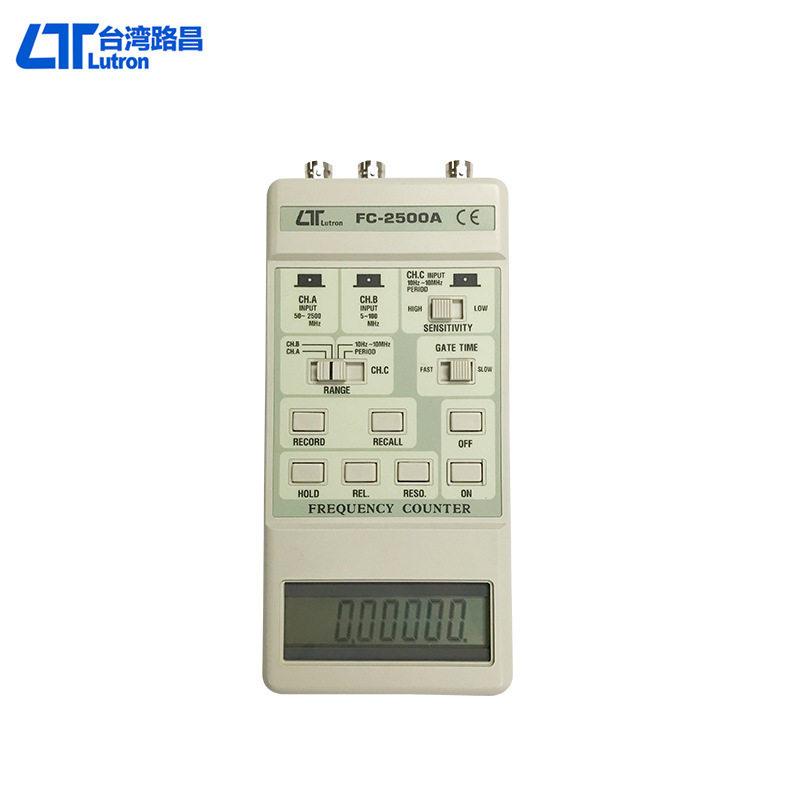LUTRON台湾路昌掌上型计频器数字频率计FC-2500A