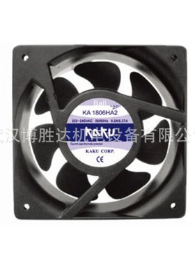 KA1806HA2 台湾卡固KAKU全金属耐高温风机 220V 180*180*65MM