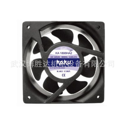 KA1806HA2 台湾卡固KAKU全金属耐高温风机 220V 180*180*65MM