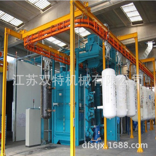 厂家供应 吊链式抛丸清理机 Q383吊链悬挂式 环轨传动抛丸清理