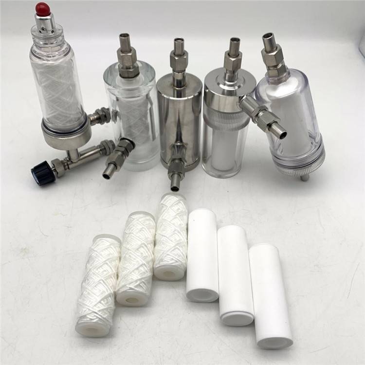 HY-03S水样过滤器 有机玻璃外壳不锈钢端盖