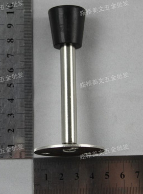 高级不锈钢门顶 拉丝不锈钢色 浴室防碰门碰门顶门档 漩涡橡胶头