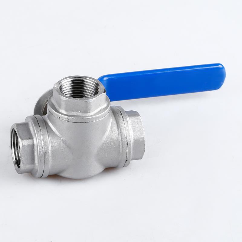 Q14F/Q15F手动内丝三通球阀304不锈钢丝扣螺纹T型L型换向开关球阀