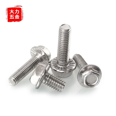 M4M5M6法兰螺丝304不锈钢防滑齿螺栓凹脑*8x10x12x16x20x30x60mm