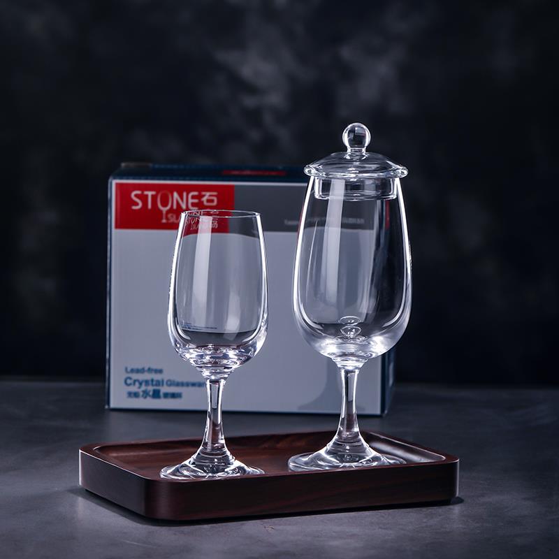 ISO专业品酒杯水晶玻璃品鉴杯威士忌闻香杯白葡萄酒试酒杯高脚杯