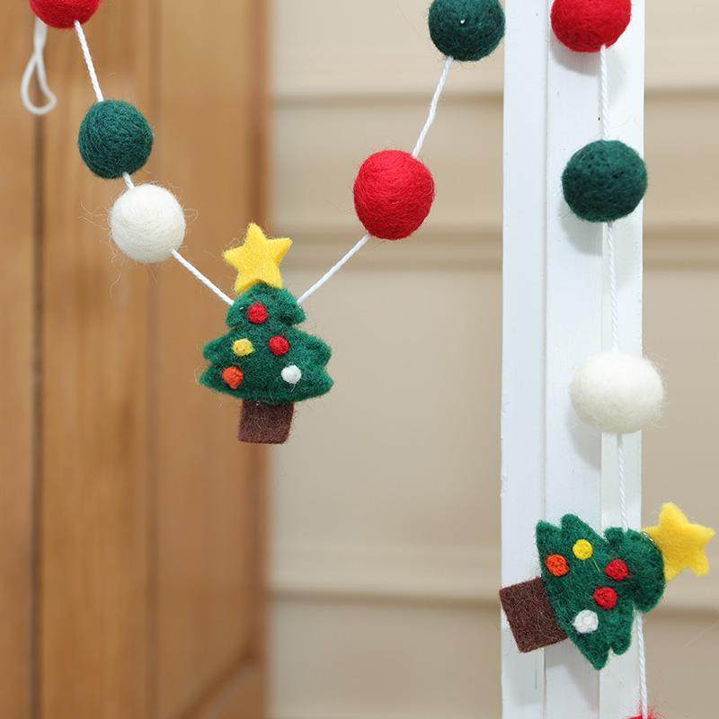 SwanLace 羊毛毡麋鹿松树雪人礼物包圣诞树挂饰串圣诞节装饰礼品,玩具/童车/益智/积木/模型,其它玩具,淘宝优惠券,粉丝福利购,淘宝优惠卷