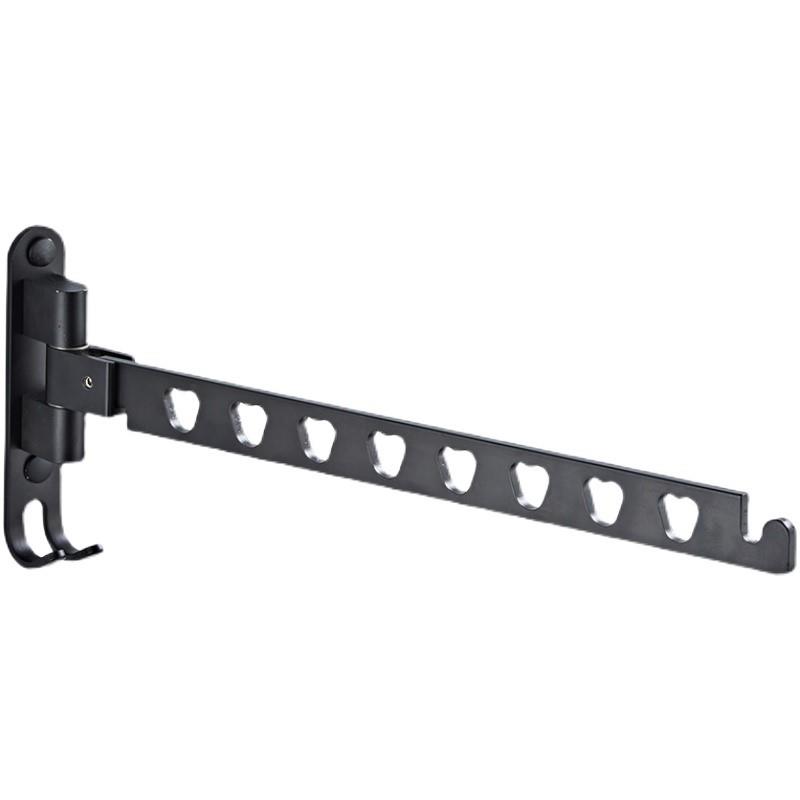 凉衣墙上晾衣架支撑底座免打孔三角支架壁挂式折叠单杆挂杆窗户晒