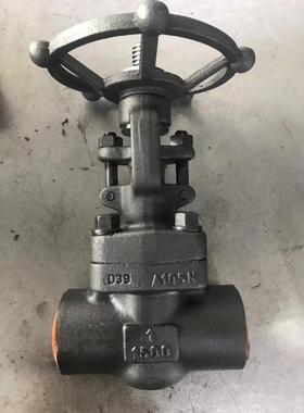 A105锻钢承插焊接高压闸阀截止阀 Z/J61H-40/64/100C 304/DN50
