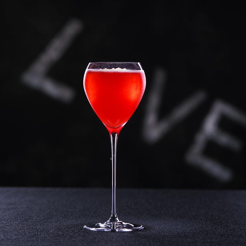 CT2901 CRISON/柯瑞森 心形水晶玻璃高脚鸡尾酒马天尼杯 马提尼杯
