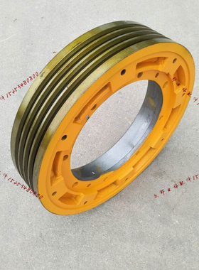 蓝光奥的斯曳引轮永磁同步曳引机轮DAA20220B无齿轮400*5*10