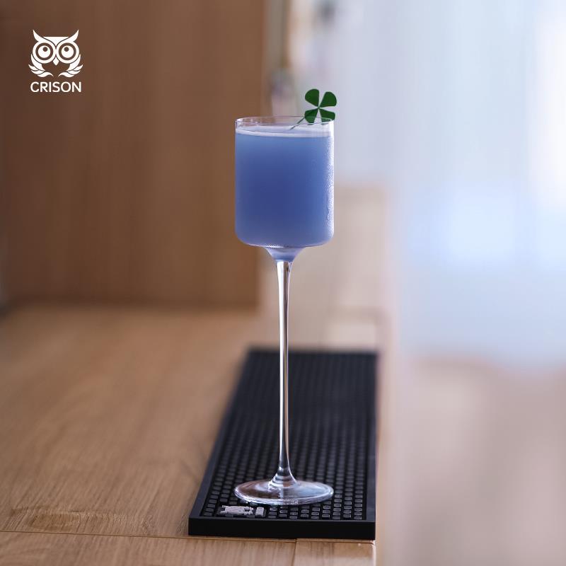 PRE06 CRISON日式水晶高脚鸡尾酒杯创意个性日式古典高脚杯子ins