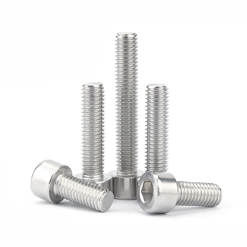 3.5mm304不锈钢内六角螺丝M3.5x*14*20*25*30圆柱头螺栓3.5毫米粗