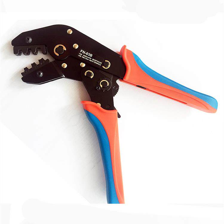 台湾进口OPT压线钳FN-03BC 10棘轮式压接钳冷压绝缘端子钳网线钳