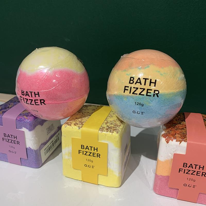 花漾绽放 新款多效OCE干花鲜香氛美肤泡澡沐浴浴盐沐浴球气泡弹