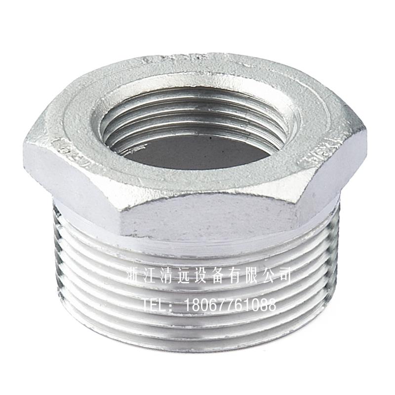 304不锈钢补心补芯卜申变径接头DN15牙内外丝中高压【重型加厚】