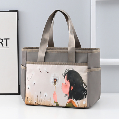 学生饭盒手提袋大容量便当包