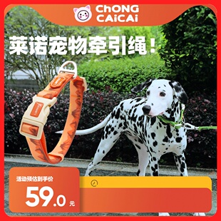 Laroo莱诺狗狗牵引绳防水防污专业级锁扣防挣脱狗绳狗链子中型犬