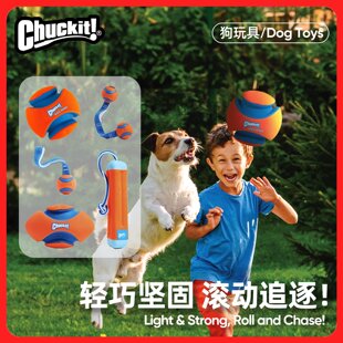 美国Petmate狗狗玩具球Chuckit边牧金毛耐咬互动宠物户外训练足球