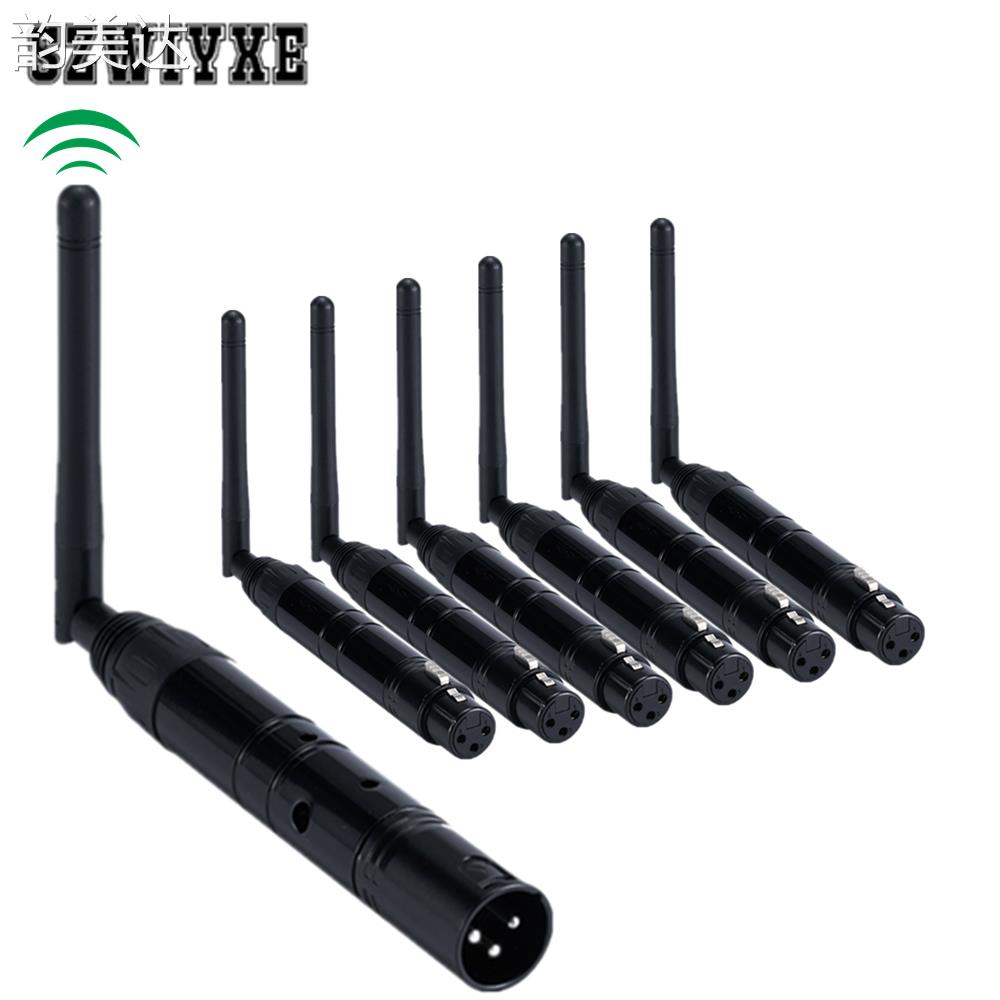 韵美达无线dmx 512信号收发器发射器控制台 5针3针2.4G舞台影视灯接收器 垫垫