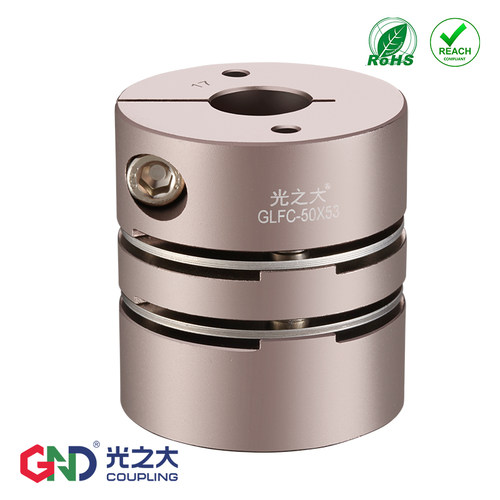 膜片联轴器GLFC丝杆伺服步进电机大扭矩梅花波纹管连接器MCSLCSP