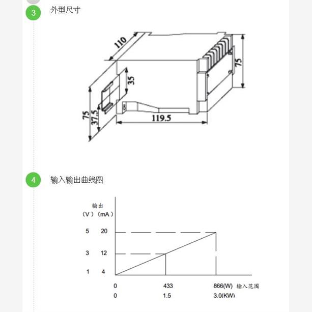 有无功率变送器50-WT-3A
