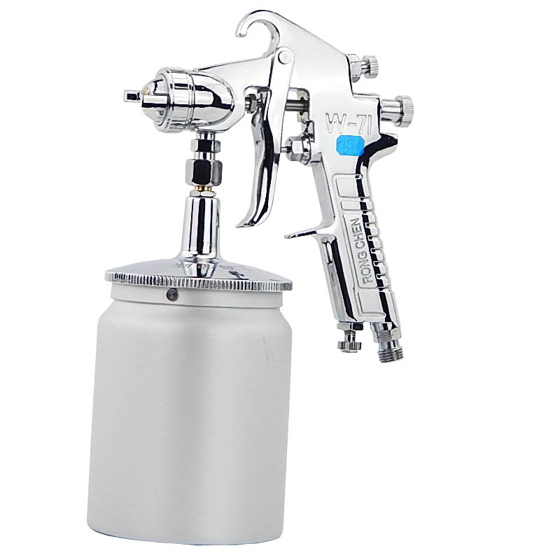 精品W-77W-71喷枪大口径高雾化喷漆枪家具面漆油漆喷枪上下壶荣成