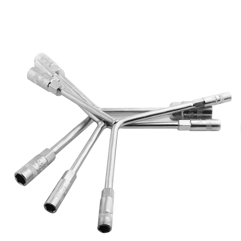 三叉套筒扳手工具8三角10修摩托车11号14丫型字六角螺丝套筒扳手